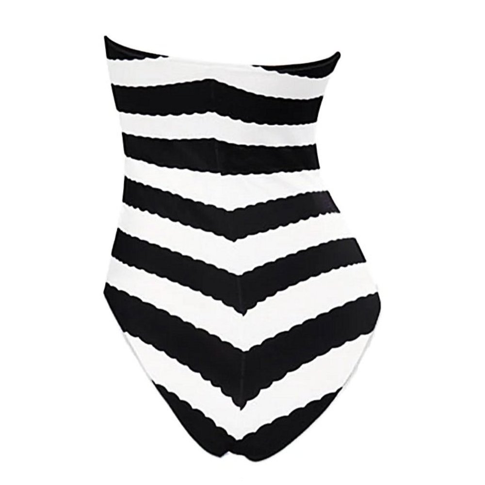 NWT Adorable Barbie Movie Black & White Striped Dress Swimsuit Halloween… - Picture 14 of 16
